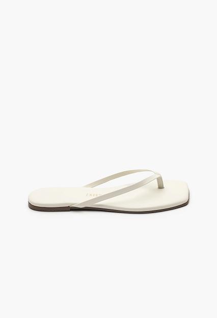 TKEES Lily Square Toe Cream