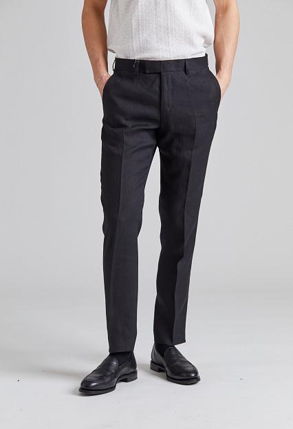 Tiger of Sweden Tenuta Linen Trouser Black