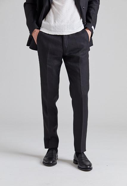 Tiger of Sweden Tenuta Linen Trouser Black