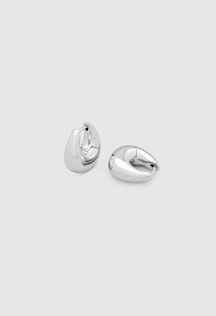 Tom Wood Bao Hoops Small Silver