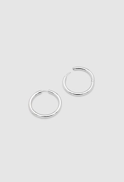 Tom Wood Classic Hoop Large Silver