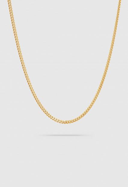 Tom Wood Curb Chain M Gold 20.5 Inch