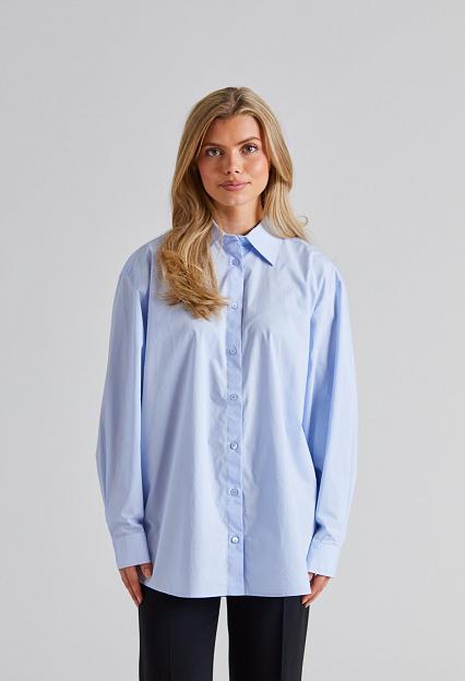 Toteme Classic Tumbled Shirt Sky
