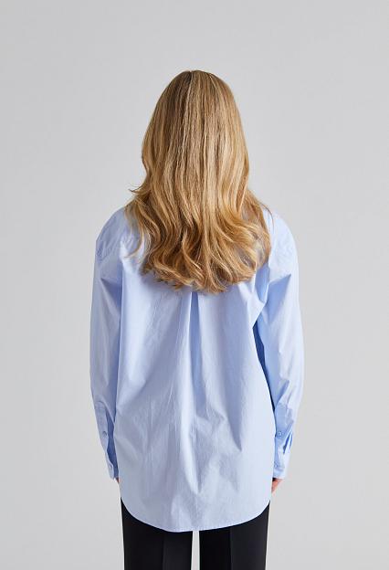 Toteme Classic Tumbled Shirt Sky