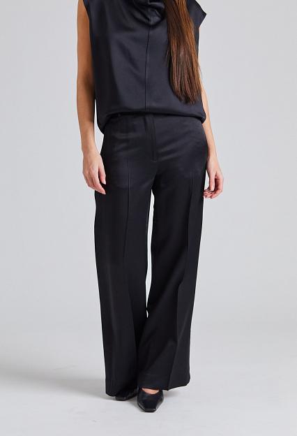 Toteme Cuff-Slit Trousers Black 