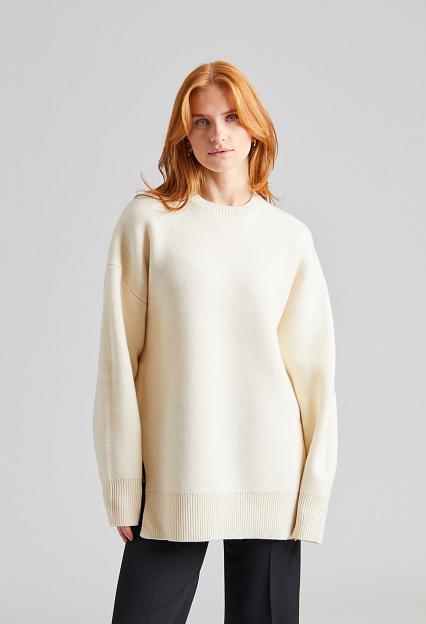 Toteme Double-knit Pullover Snow