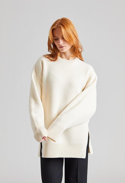 Toteme Double-knit Pullover Snow