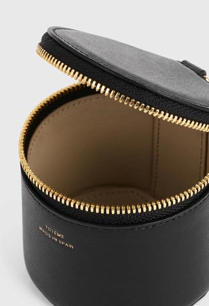 Toteme Leather Jewelry Box Black