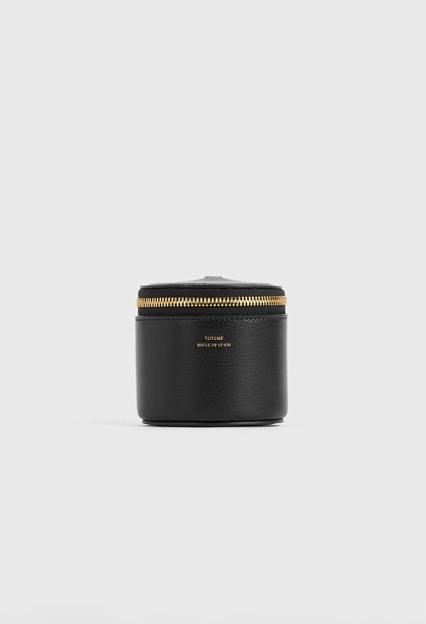 Toteme Leather Jewelry Box Black