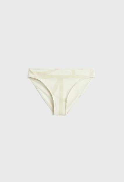 Toteme Monogram Bikini Bottoms Ecru/Straw
