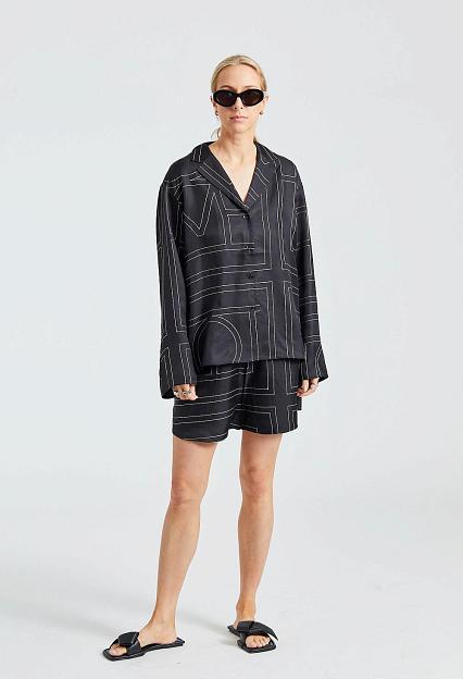 Toteme Monogram Silk PJ Set