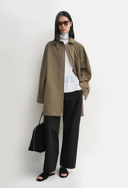 Toteme Oversized Trench Jacket Hazel
