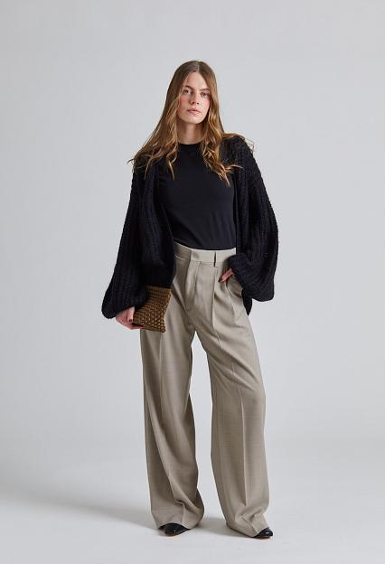 Toteme Puffed Cardigan Black 