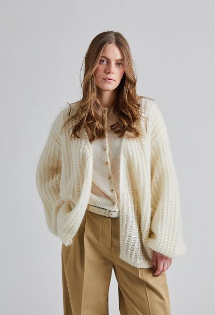 Toteme Puffed Cardigan Off White