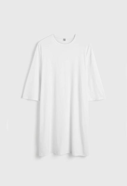 Toteme Relaxed Tee Dress White