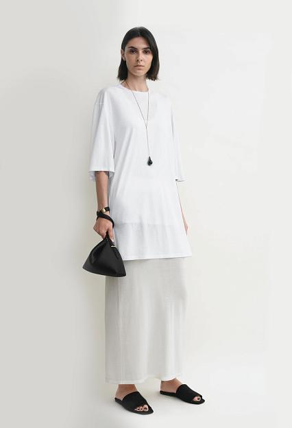 Toteme Relaxed Tee Dress White