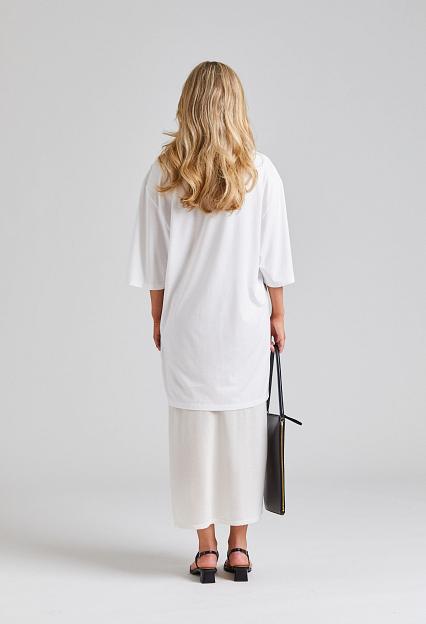 Toteme Relaxed Tee Dress White