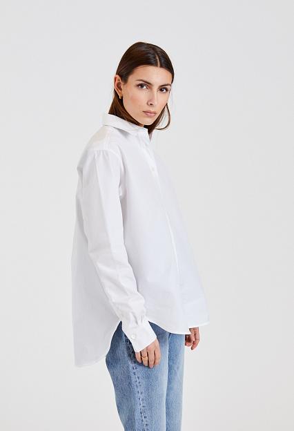 Signature Cotton Shirt White