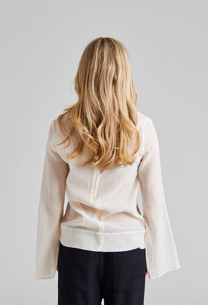Toteme Slit Sleeve Blouse Ecru