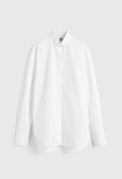 Toteme Tuxedo Shirt White