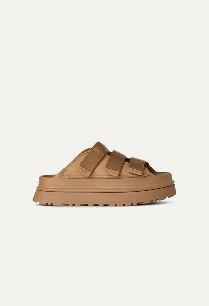 UGG GoldenGlow Slide Dark Sand