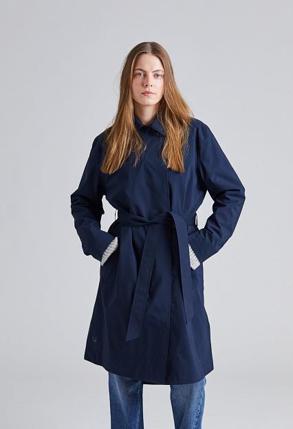 Ubr W Skylar Trench Navy 