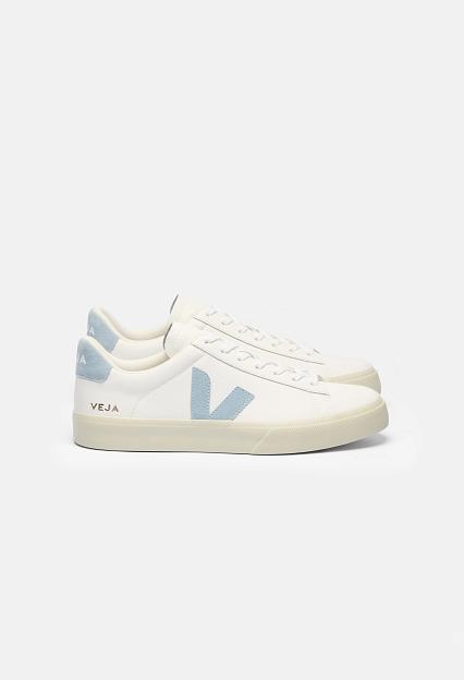 Veja Campo Leather White Steel