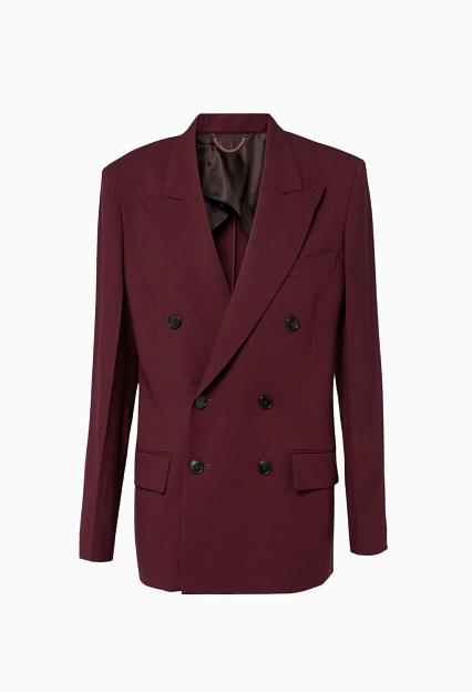 Victoria Beckham Oversized Mens Jacket Port