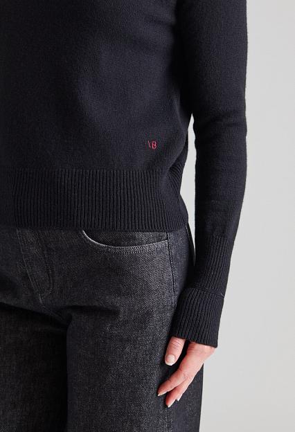 Victoria Beckham Polo Neck Jumper Black