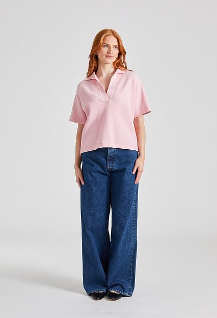 Victoria Beckham Polo Tee Orchid