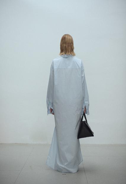 Viktoria Chan Kaz Shirt Dress Blue