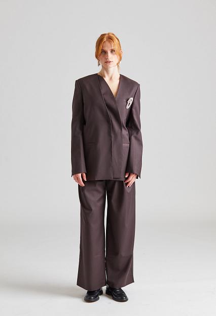 Viktoria Beckham Cosmos Blazer Brown