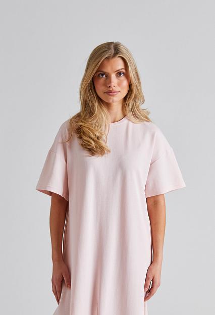 Viktoria Chan Shanti Draped Jersey Dress Pink
