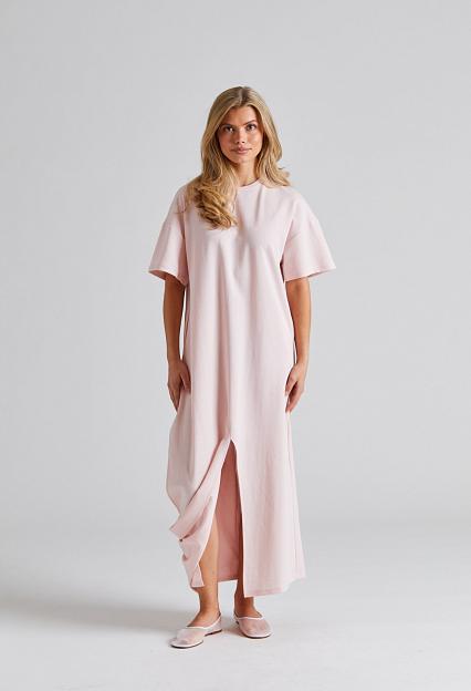 Viktoria Chan Shanti Draped Jersey Dress Pink
