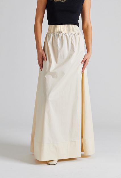 Viktoria Chan Udo Gathered Skirt Peach