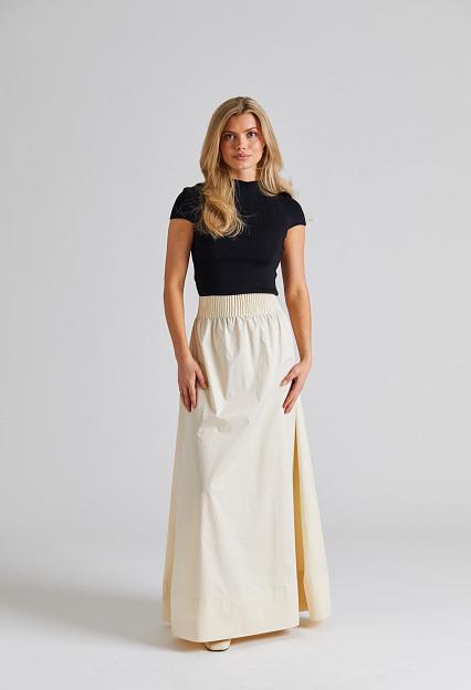 Viktoria Chan Udo Gathered Skirt Peach