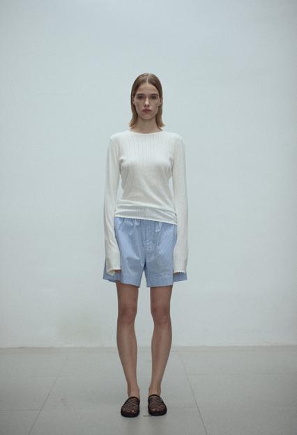 Viktoria Chan Kaz Basic Short Blue