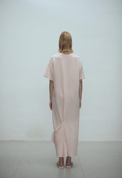 Viktoria Chan Shanti Draped Jersey Dress Pink