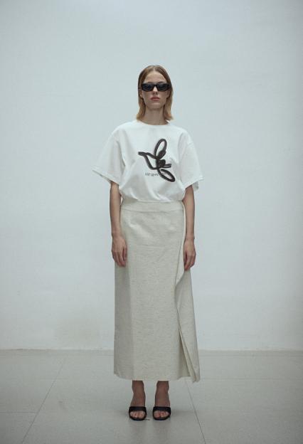Viktoria Chan Tully Bird T-Shirt White