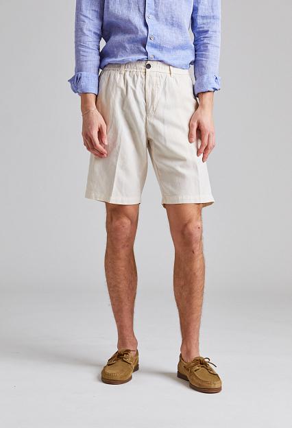 White Sand Robert Soft Lyocell Shorts Off White