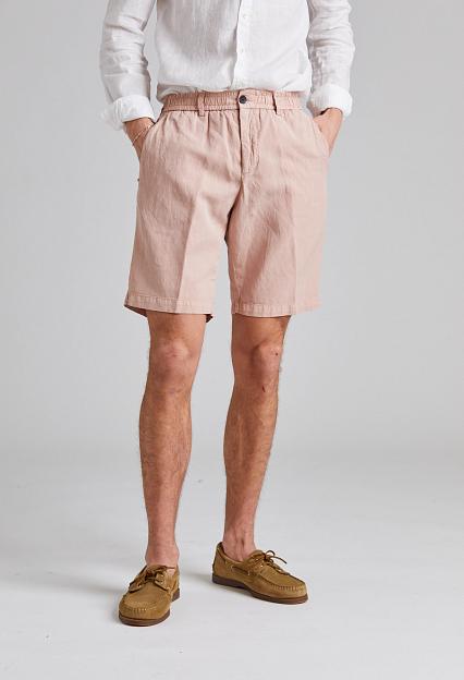 White Sand Robert Soft Lyocell Shorts Pink