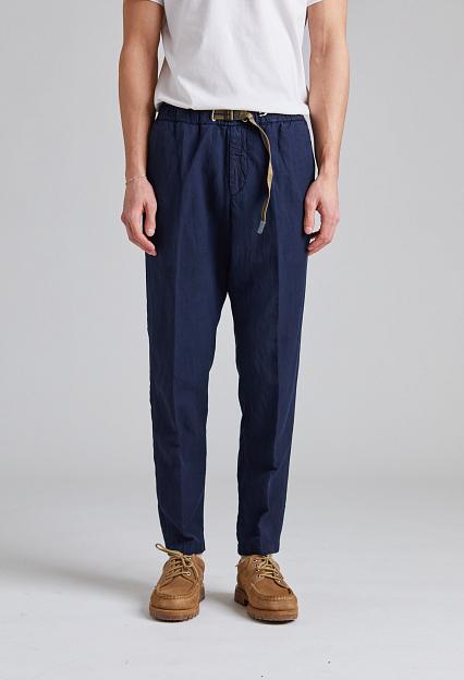 White Sand Greg Soft Lyocell Trouser Navy