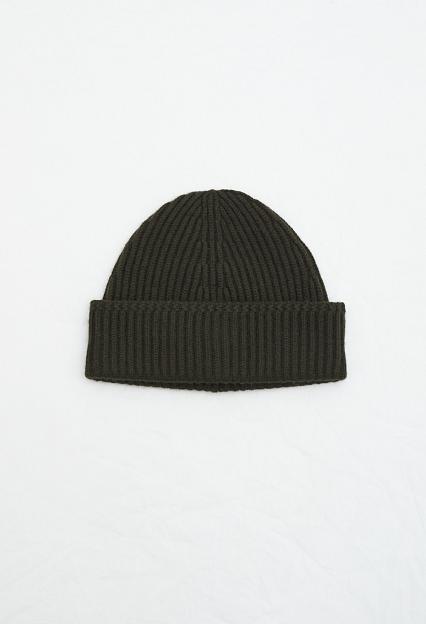 Yacaia Merino Cash Beanie Dark Green