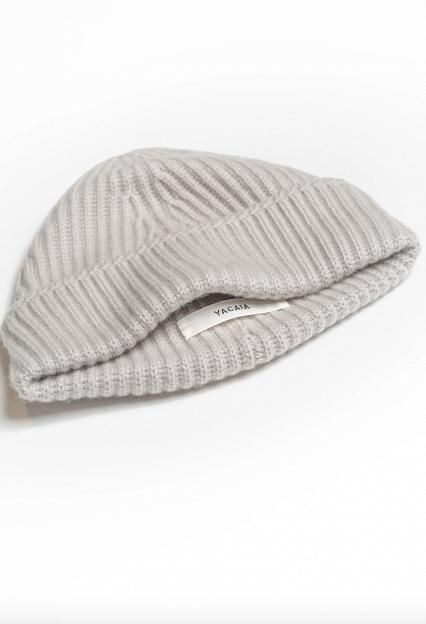 Yacaia Merino Cash Beanie Light Beige