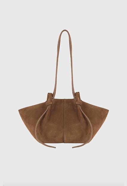 YUZEFI Mochi Suede Leather Cognac