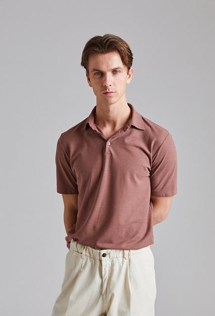 ZANONE Ice Cotton Polo Shirt Malva