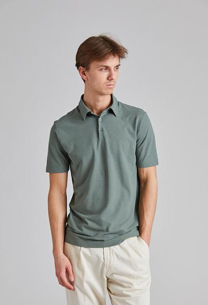 ZANONE Ice Cotton Polo Shirt Militare