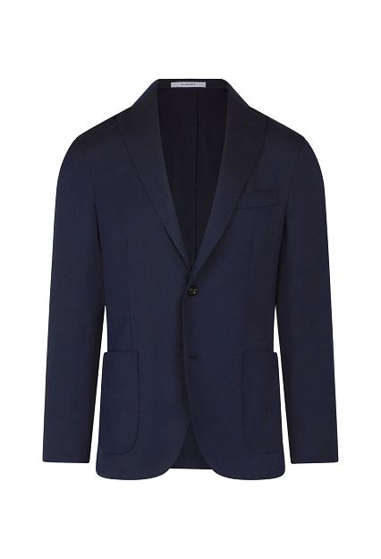BOGLIOLI K-Jacket Wool Hopsack Navy