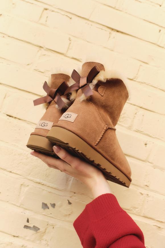 UGG W Mini Bailey Bow II Chestnut