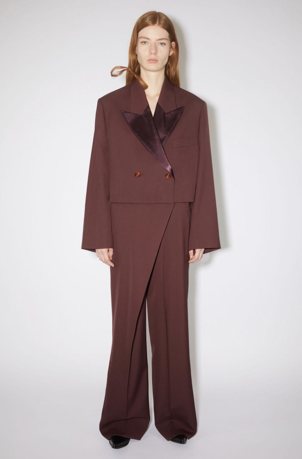 Acne Studios Aubergine Purple Suit